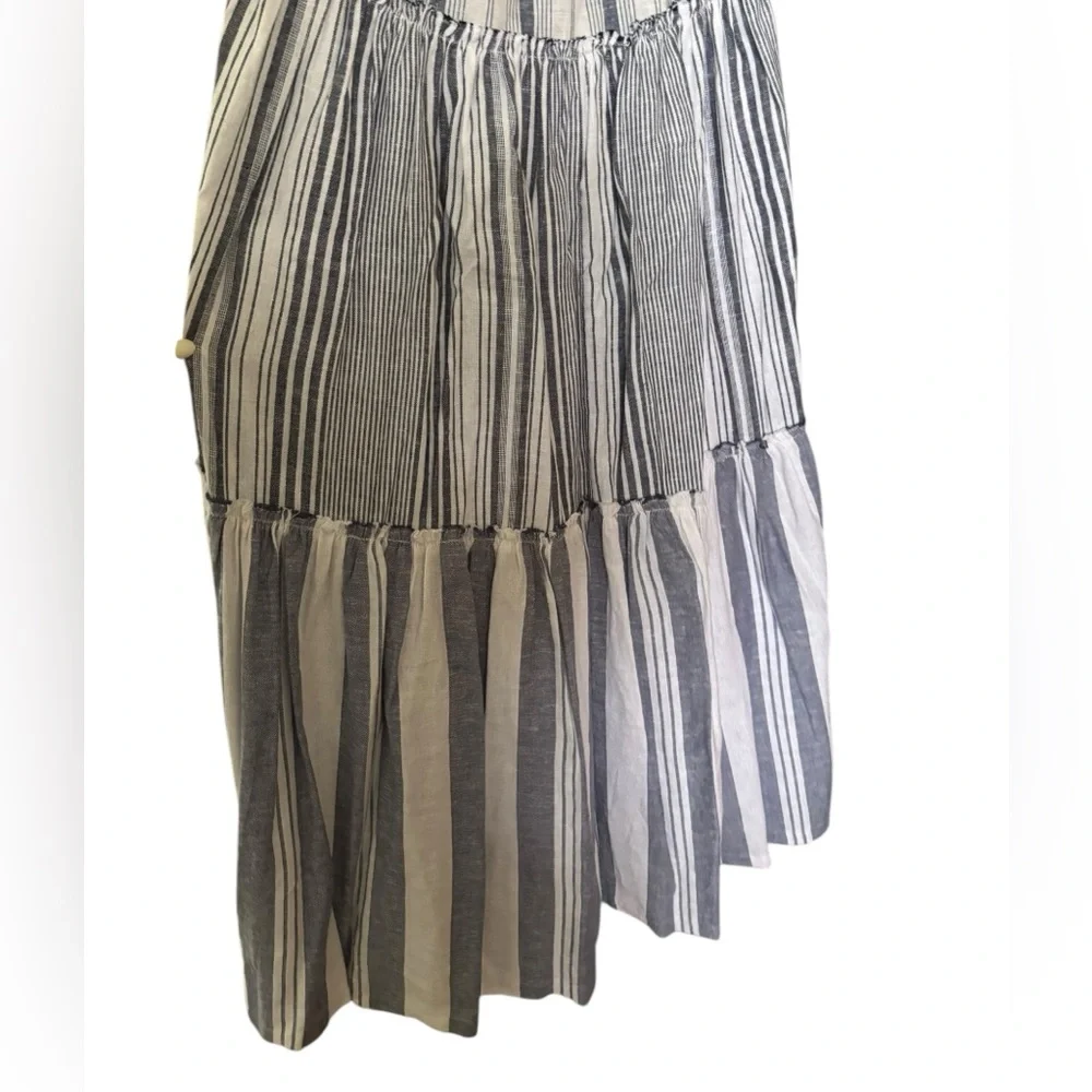 J Crew Women's Chambray‎ Blue Stripe Dress